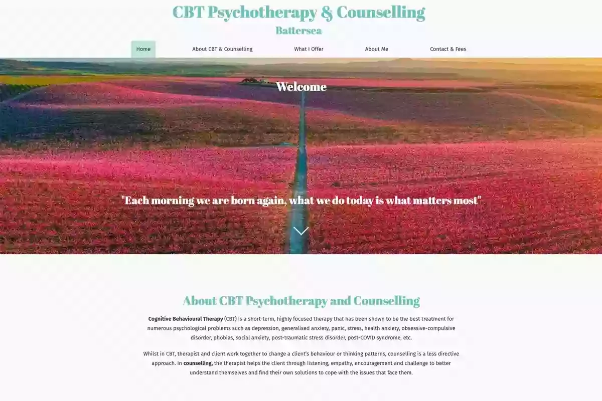 CBT Psychotherapy and Counselling Battersea