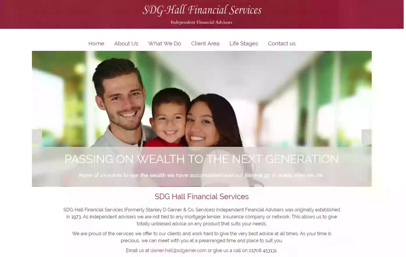 SDG Hall Financial Services