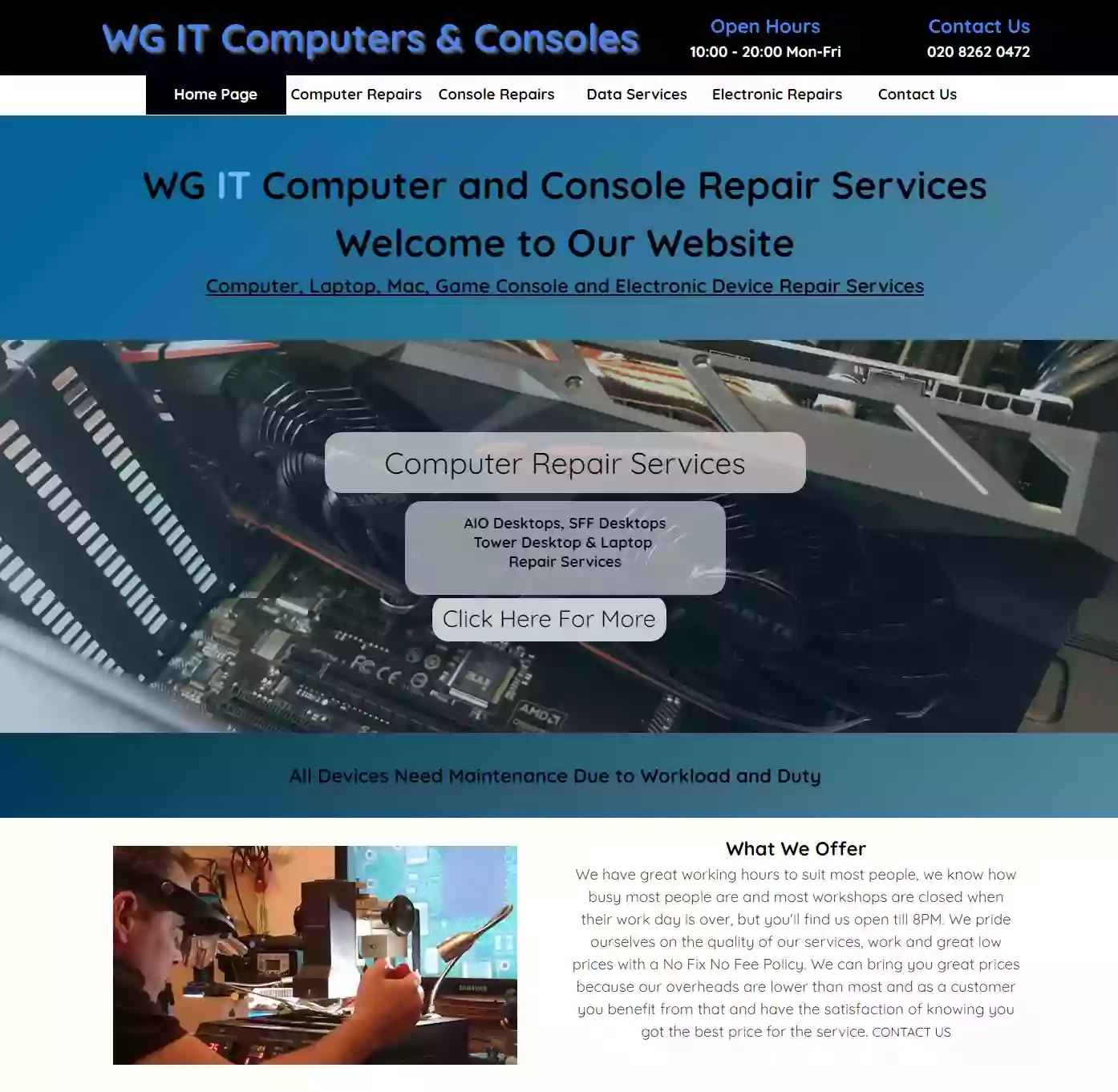 WG IT Computer & Console Repair Services