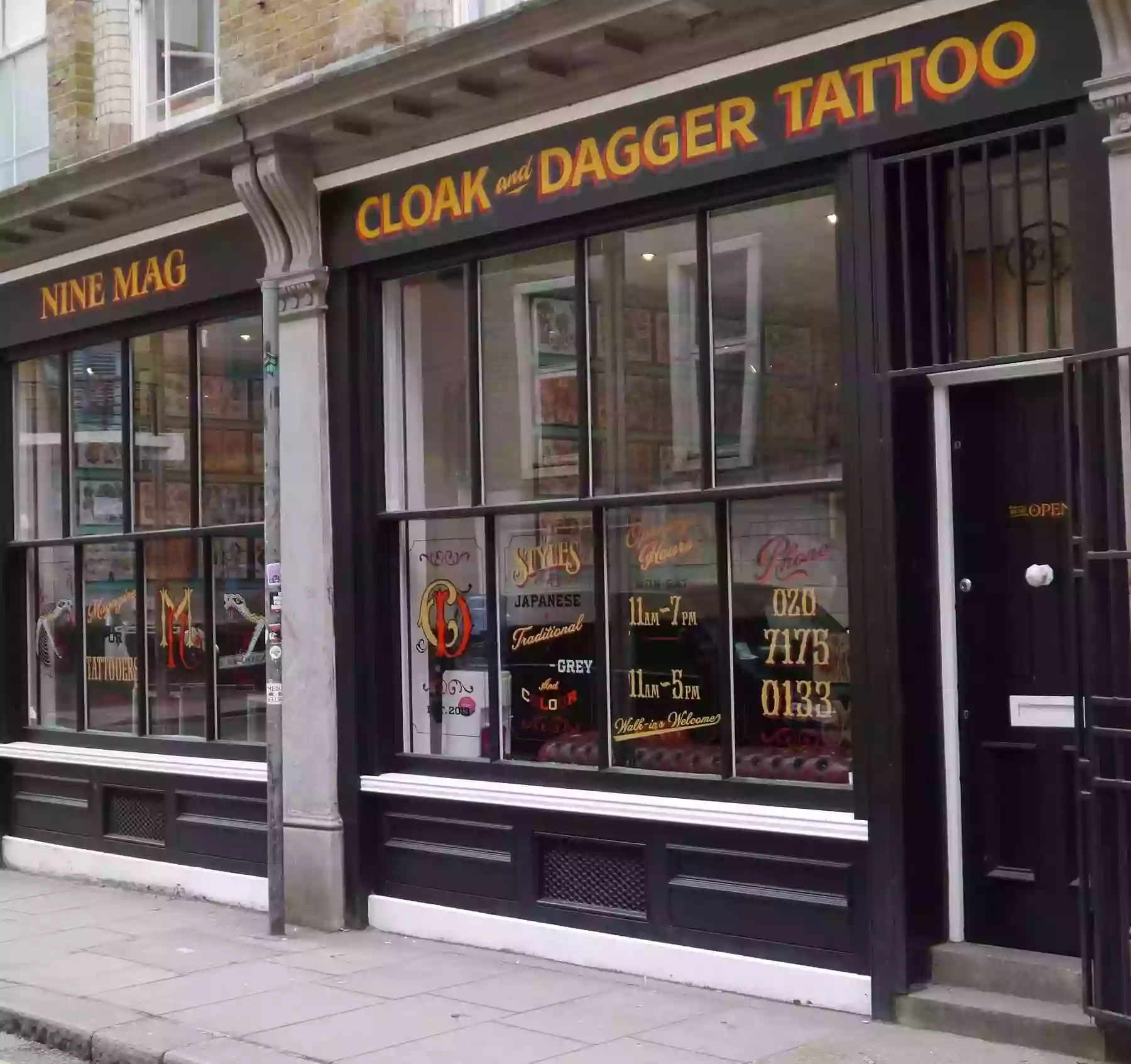 Cloak & Dagger London - Tattoo Shop & Laser Removal