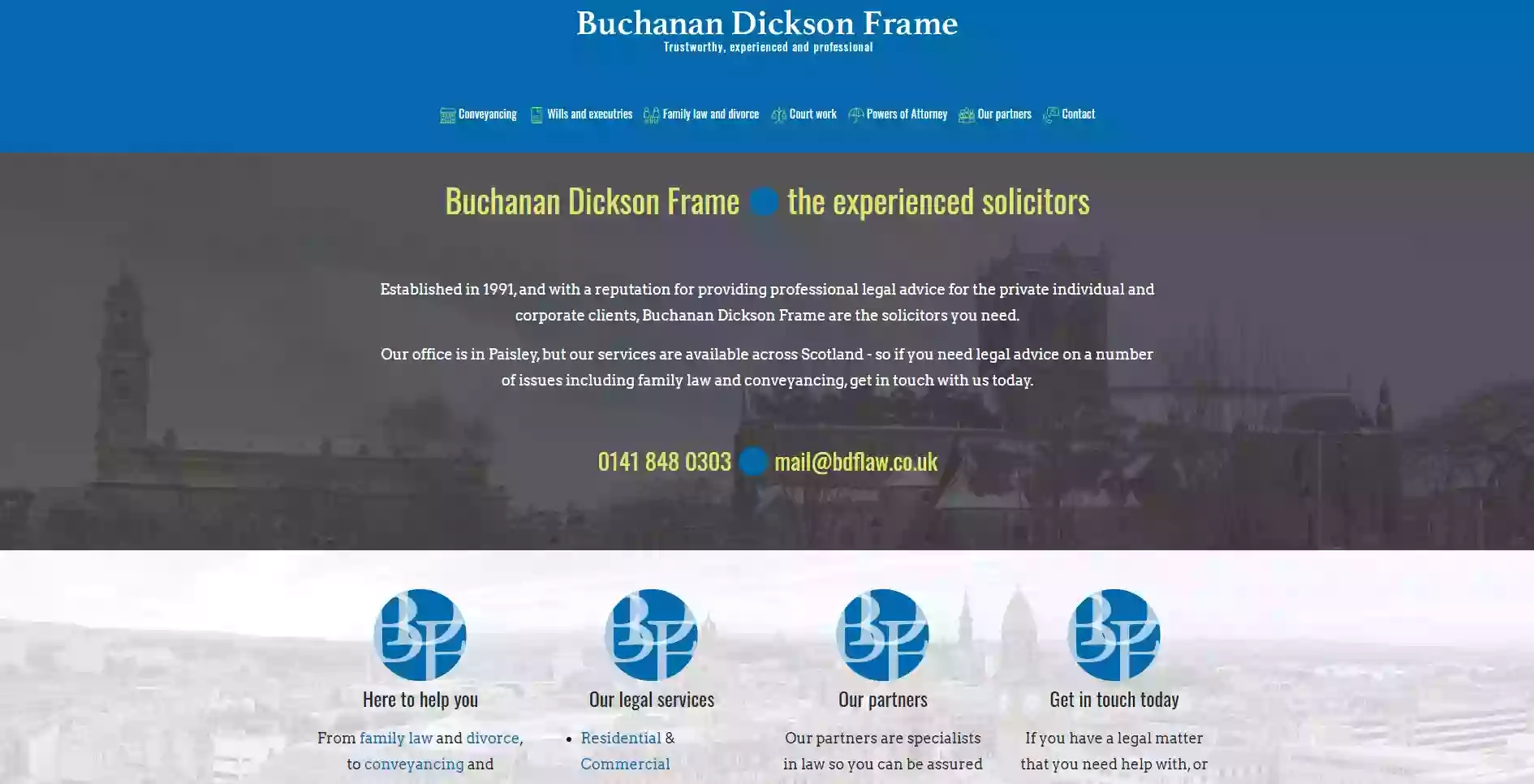 Buchanan Dickson Frame