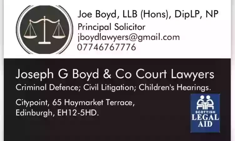Joseph G Boyd & Co Court Lawyers