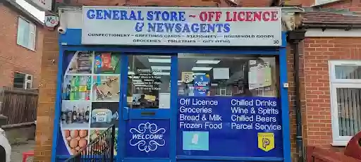 General store & Newsagents- Off licence