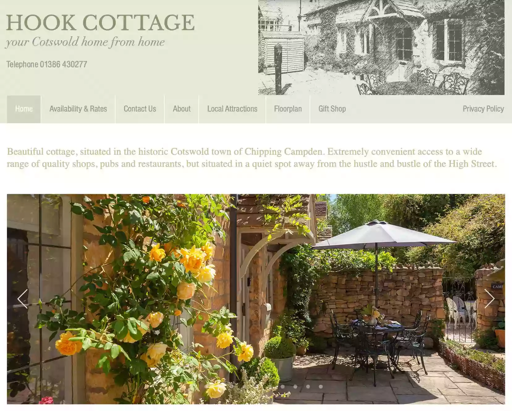 Hook Cottage, self catering holiday cottage in Chipping Campden