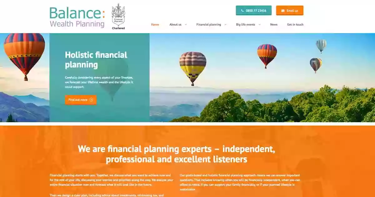 Balance: Wealth Planning Limited, award winning financial planning experts