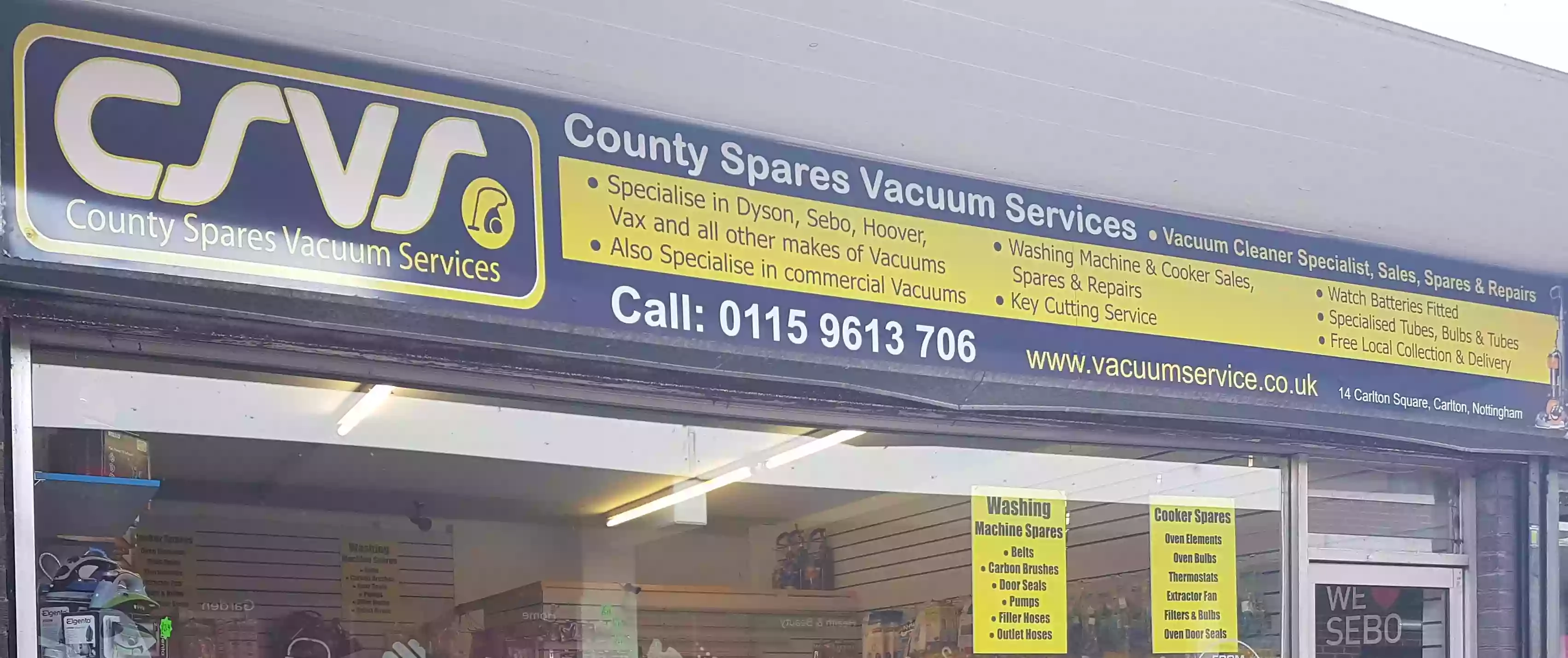 County Spares Vacuum Repairs and Vacuum Parts