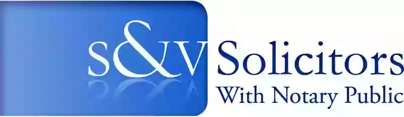 S & V Solicitors with Notary Public