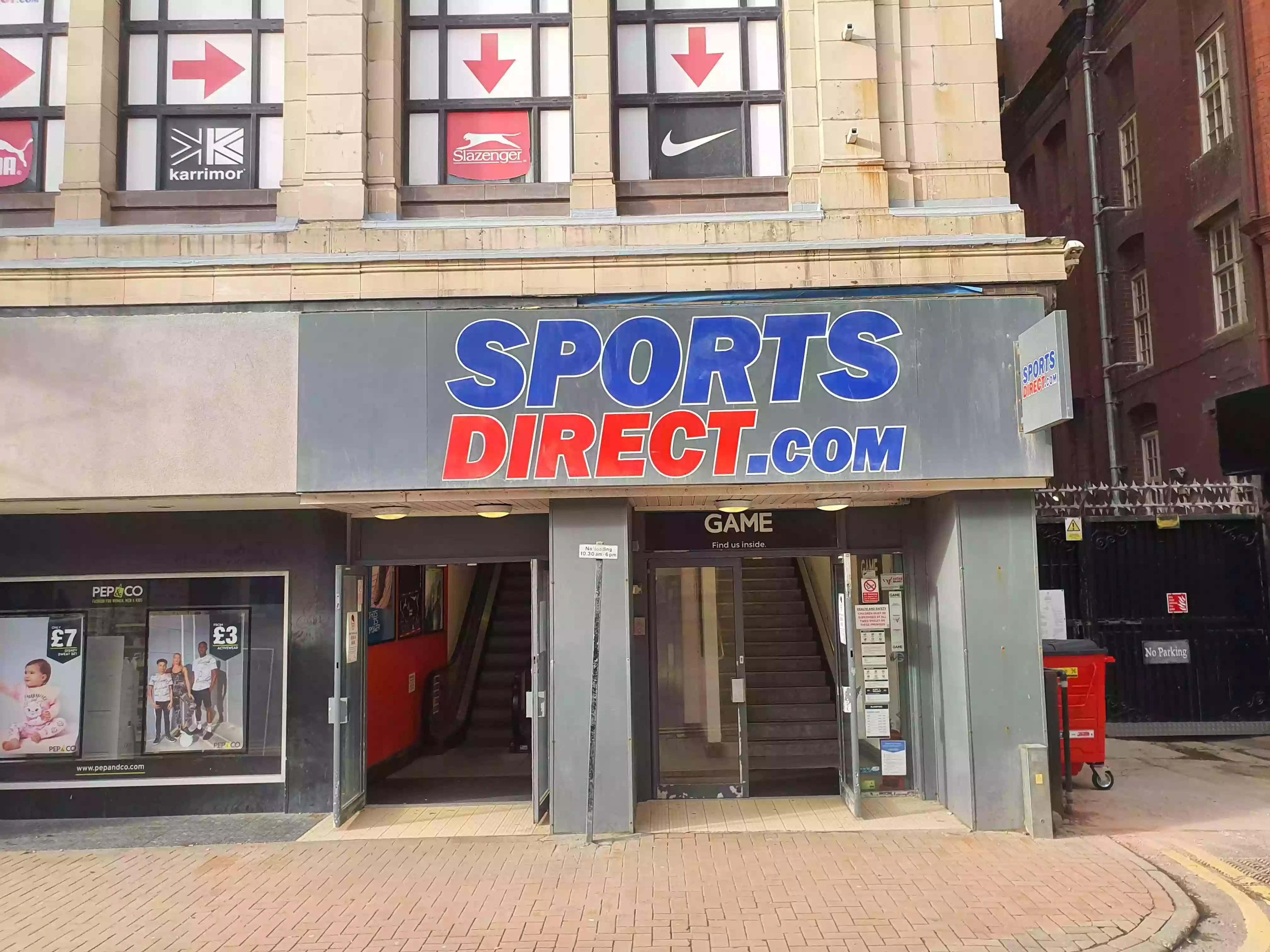 GAME Crewe inside Sports Direct