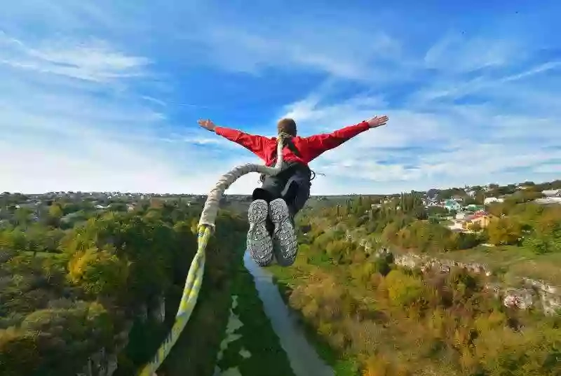 Роуп джампінг з X-Sport.org з моста "Стрімка Лань" (стрибки з мотузкою)