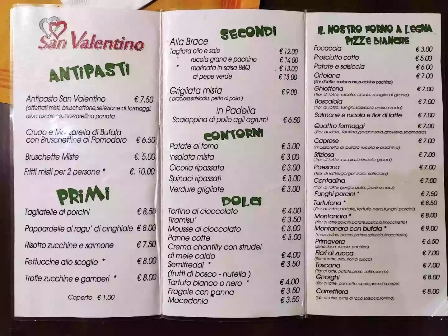 Ristorante pizzeria San Valentino