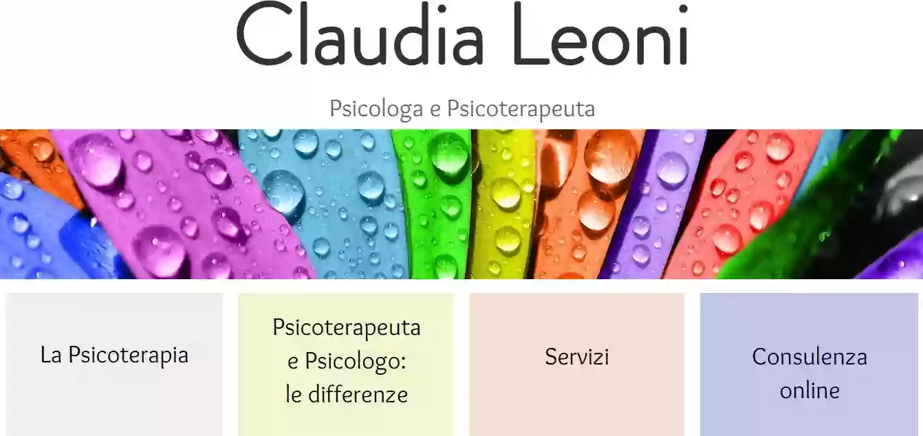 Dott.ssa Claudia Leoni Psicologa e Psicoterapeuta a Genzano