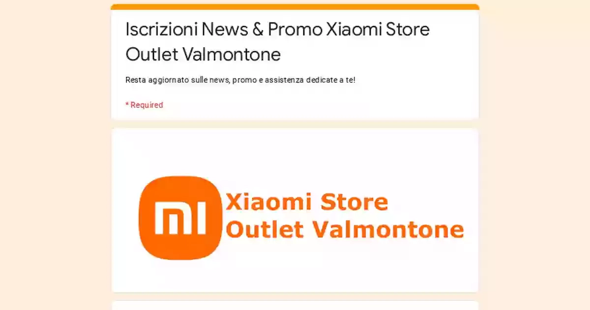 Xiaomi Store Outlet Valmontone (Roma)
