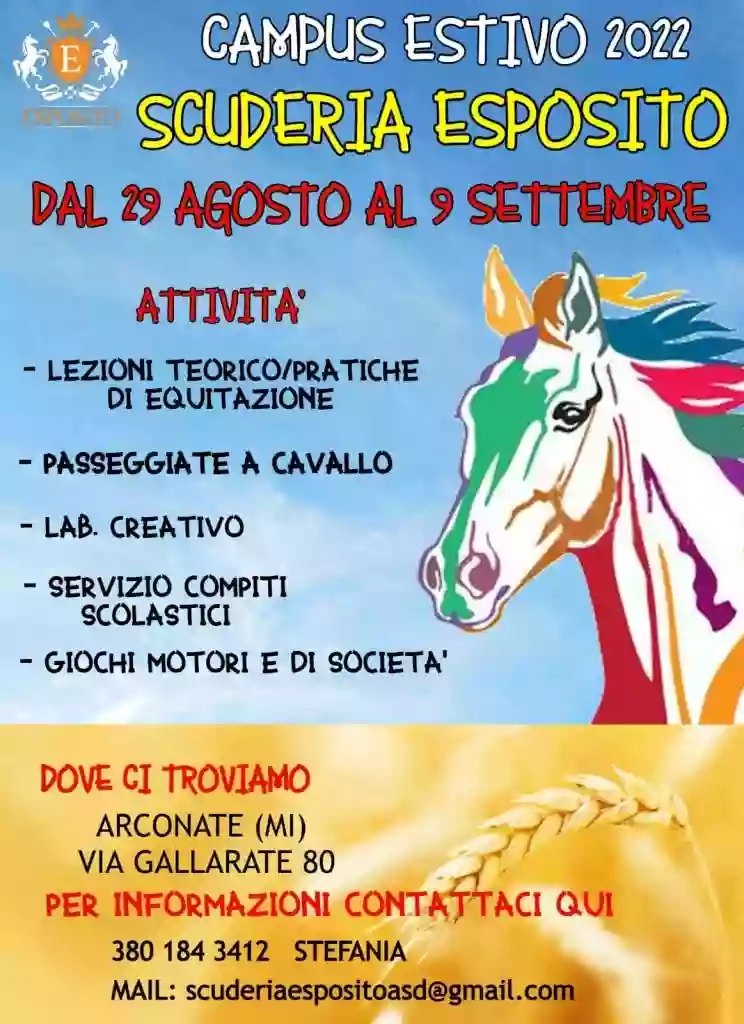 Passeggiate a Cavallo in provincia di Milano - Scuderia Esposito
