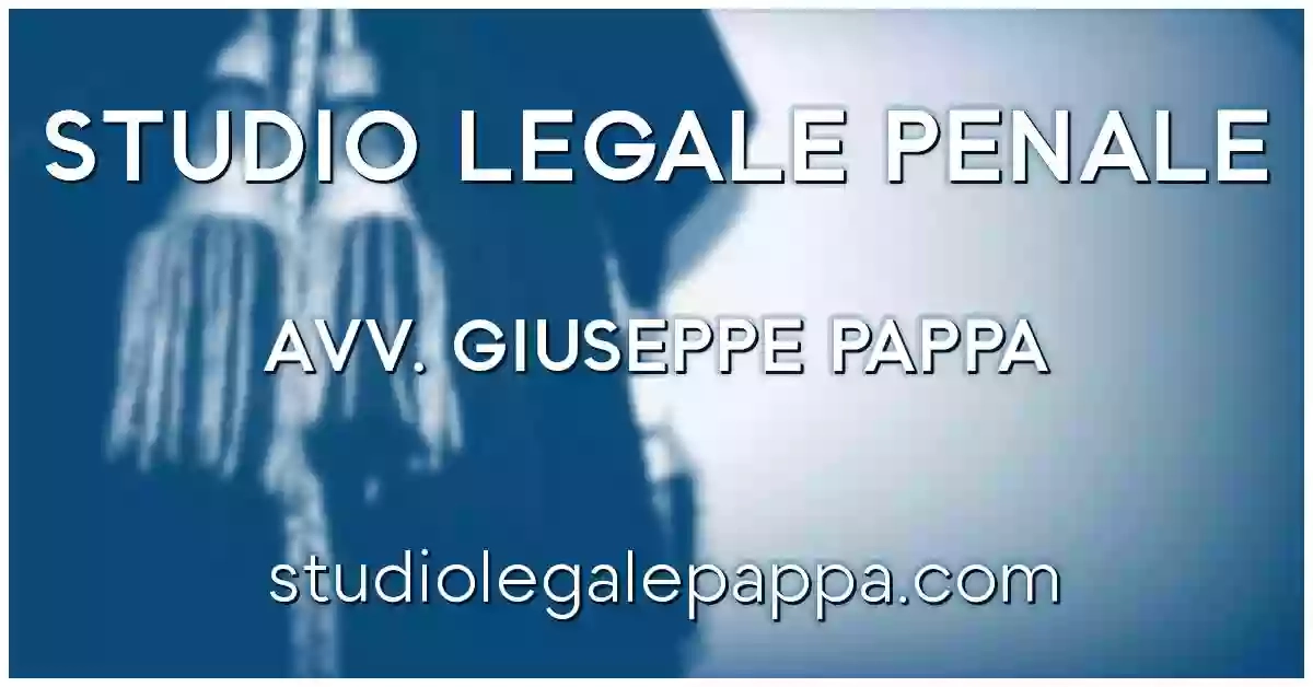 Studio legale penale Pappa - Avvocato penalista Giuseppe Pappa