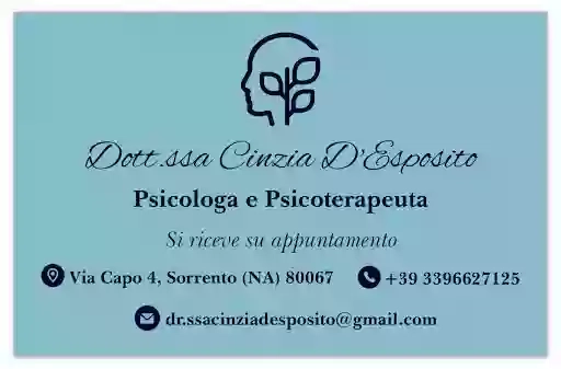 Dott.ssa Cinzia D'Esposito Psicologo Piano di Sorrento