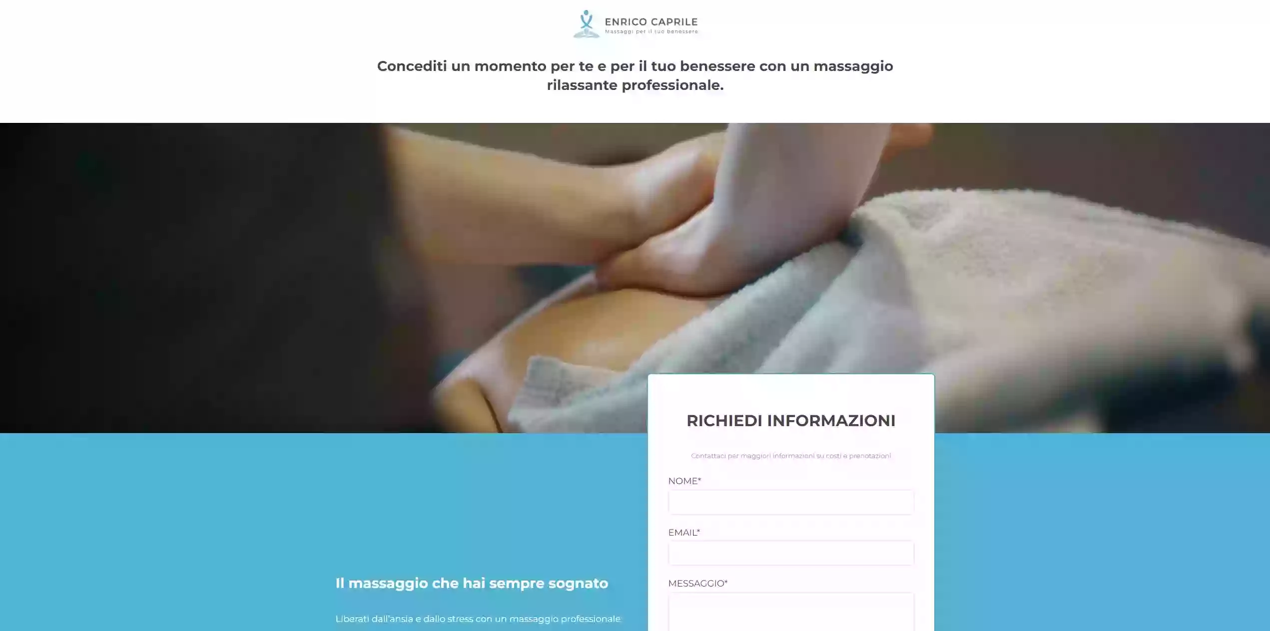 Enrico Caprile Massaggi