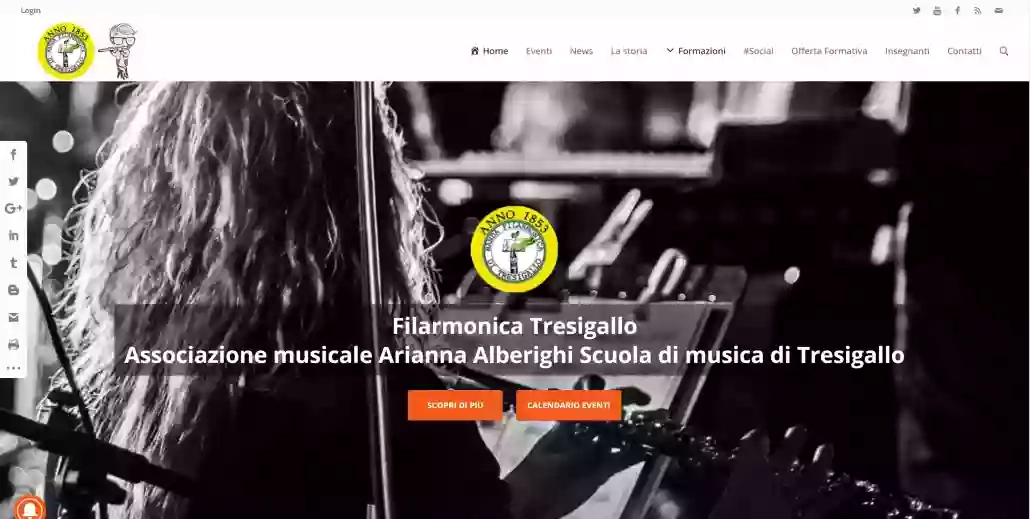 Associazione musicale Arianna Alberighi scuola di musica filarmonica di Tresigallo