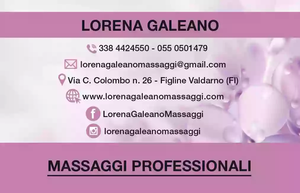 Lorena Galeano Massaggi Professionali