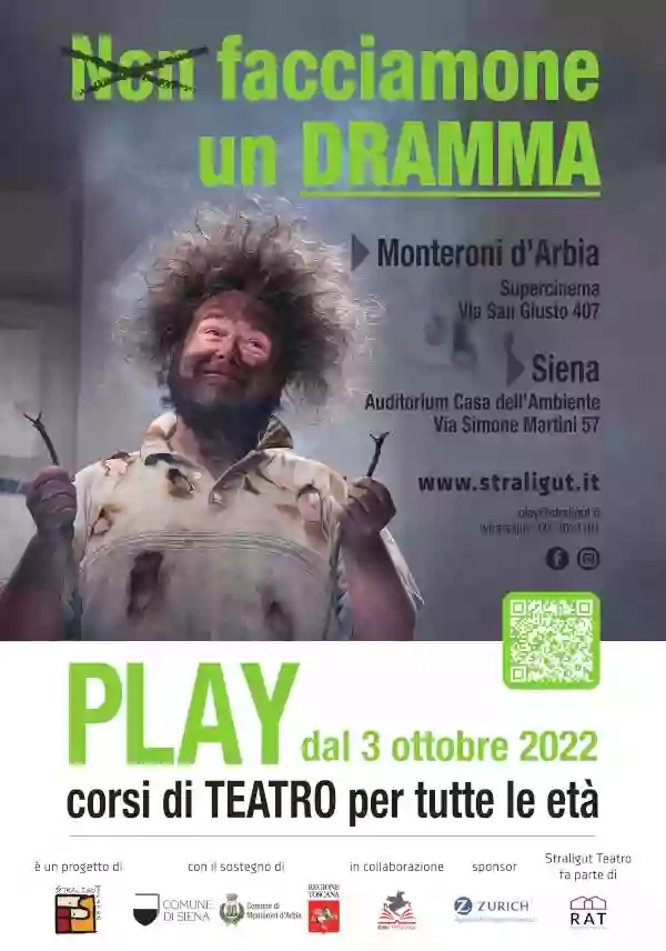 Play - Corsi di teatro per tutte le età - di Straligut Teatro - Dal 5 ottobre 2020