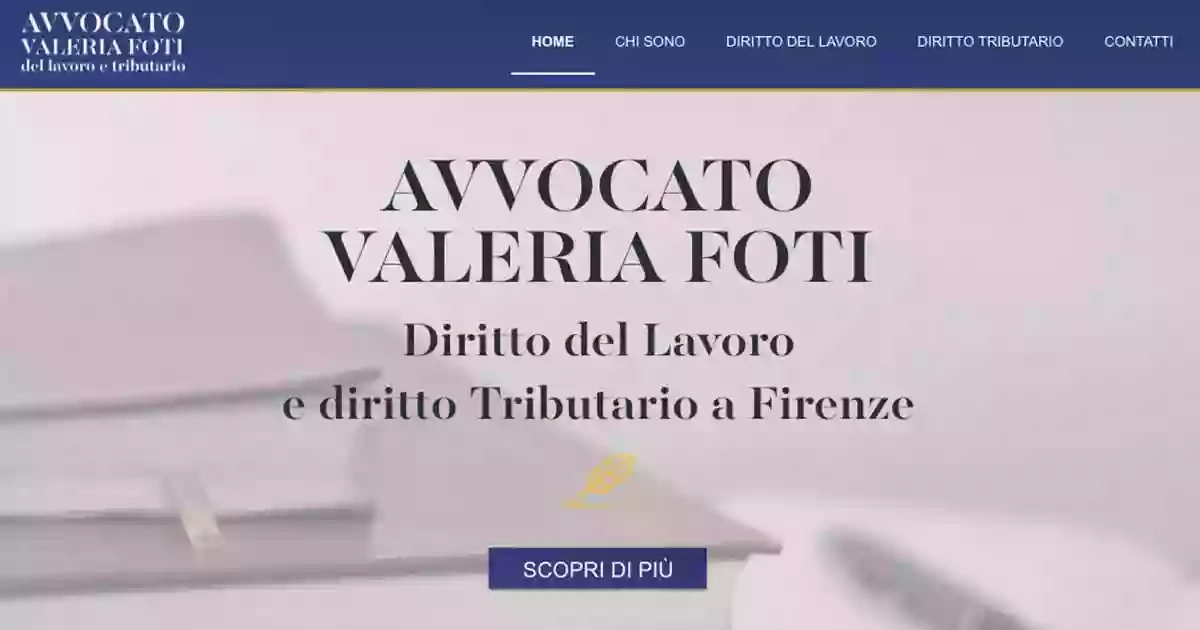 Avvocato Valeria Foti - Diritto del lavoro a Firenze