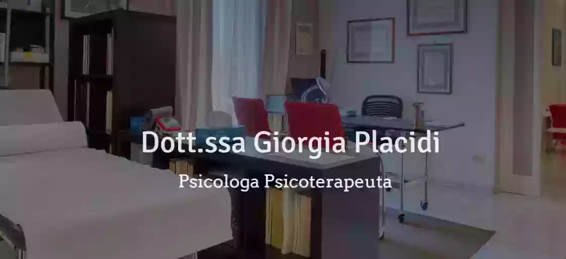 Dott.ssa Giorgia Placidi - Psicologa Psicoterapeuta