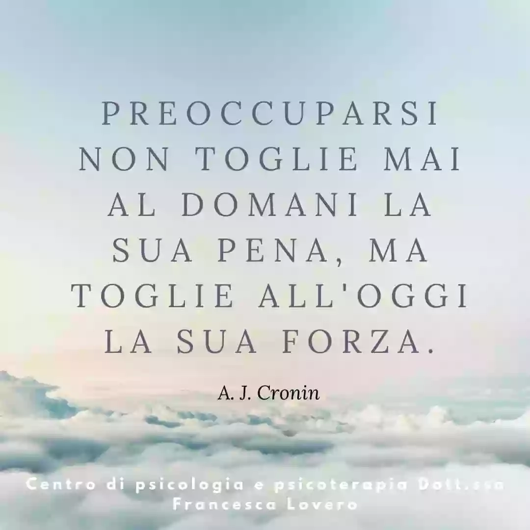 Studio di psicologia e psicoterapia Dott.ssa Francesca Lovero