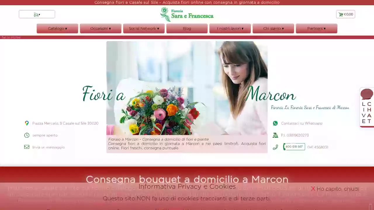 Consegna fiori a Marcon - Fioreria Sara & Francesca