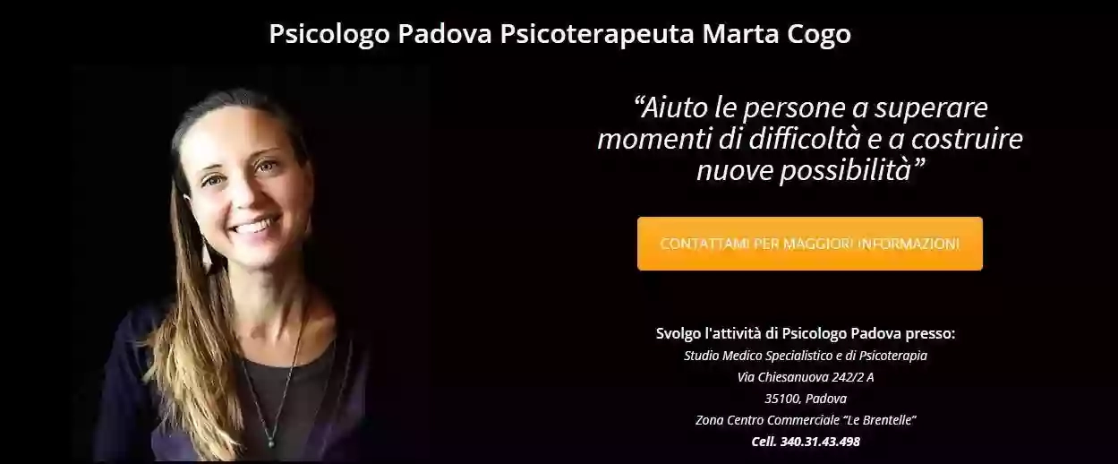 Psicologo Padova | Dott.ssa Marta Cogo