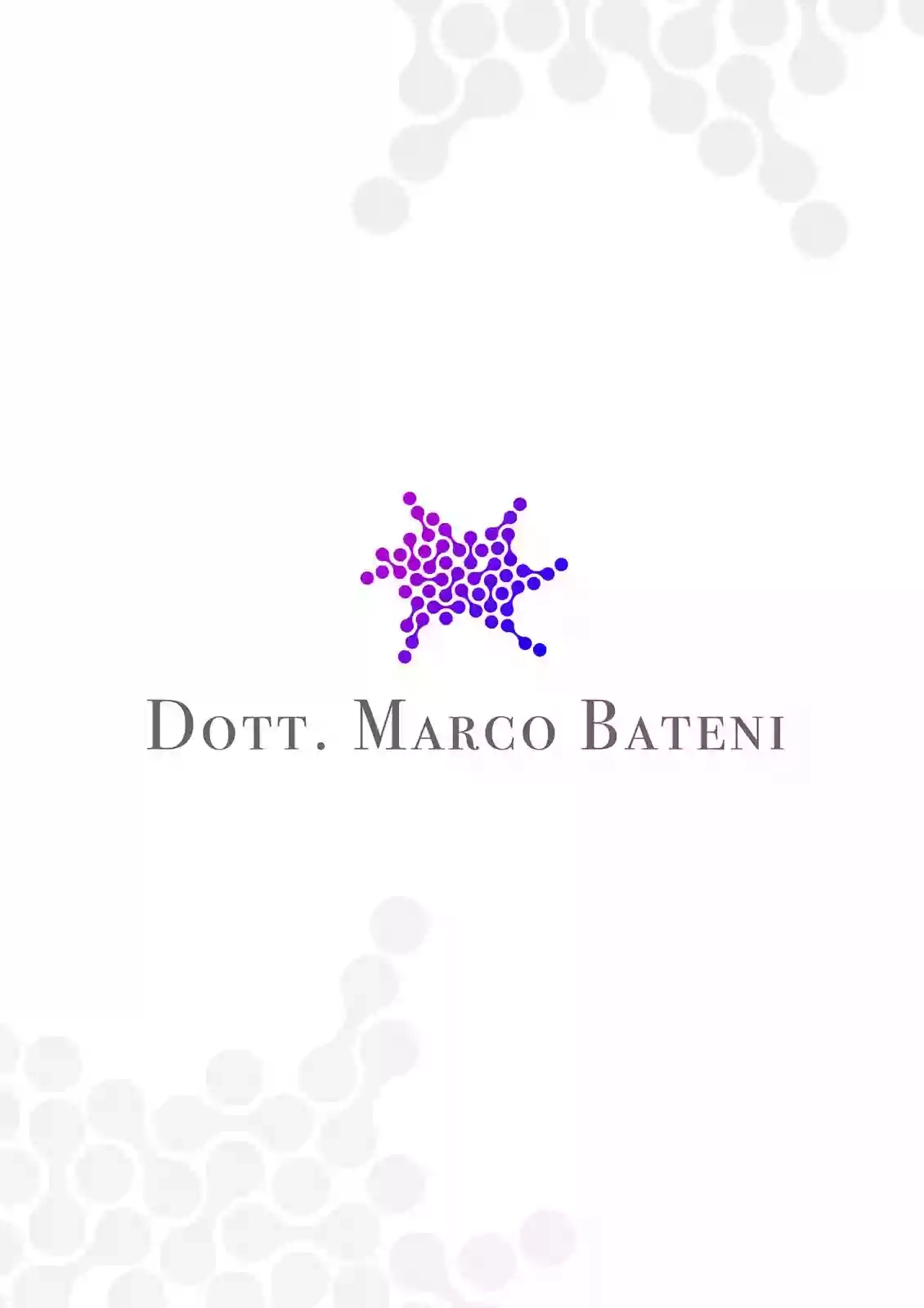 Dott. Marco Bateni - Medico Specialista in Psichiatria e Psicoterapeuta