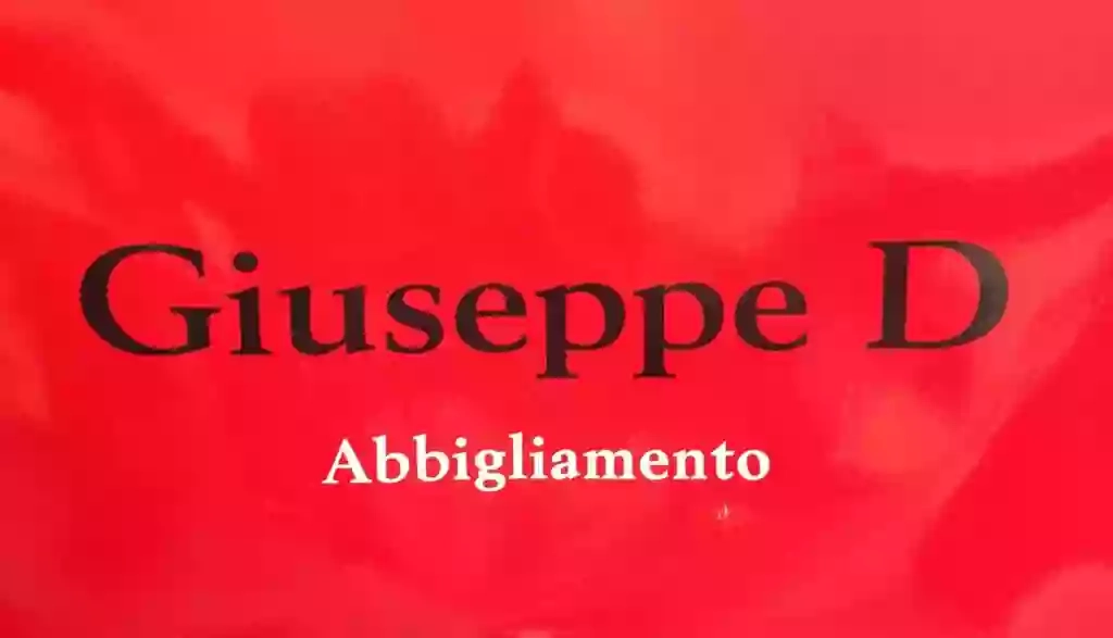 GIUSEPPE D abbigliamento