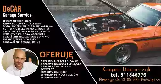 Mechanik - Warsztat Samochodowy - DeCar Kacper Dekarczyk