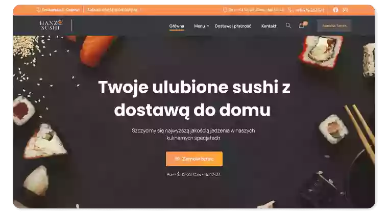 Hanzo Sushi. Restauracja japońska. Sushi z dostawą.