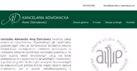 Kancelaria Adwokacka Adwokat Anna Damulewicz