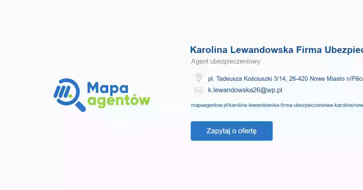 Ubezpieczenia Karolina Lewandowska