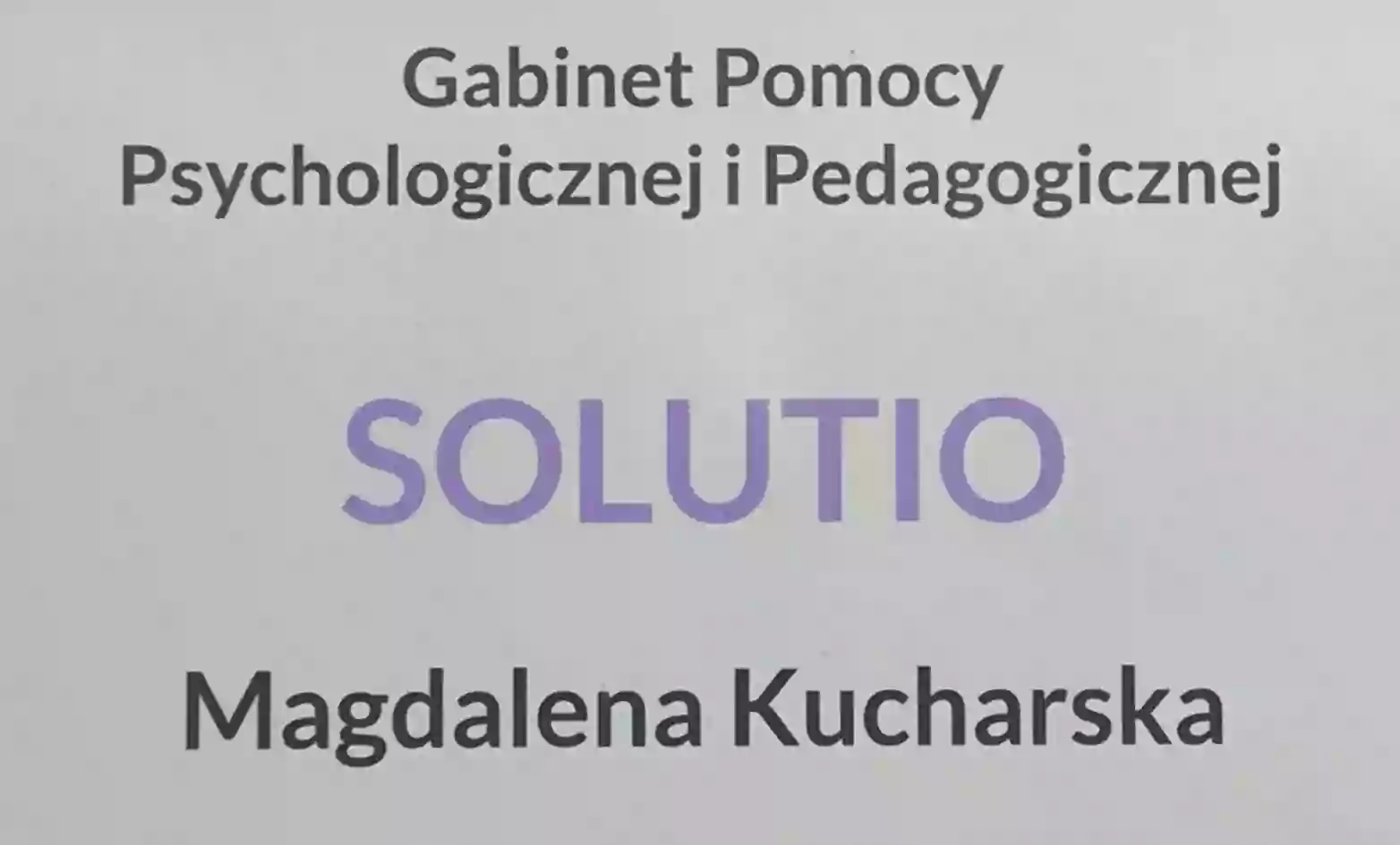 Gabinet Pomocy Psychologicznej i Pedagogicznej Magdalena Kucharska