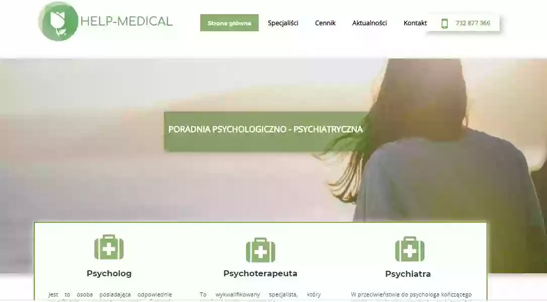 Help-Medical: Psycholog, Psychoterapeuta, Psychiatra
