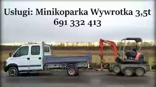 Usługi Minikoparka Transport Wywrotka 3,5t Kielce