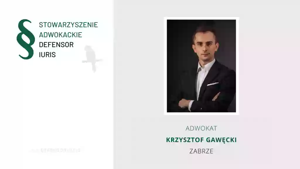 Adwokat Krzysztof Gawęcki Śląska Kancelaria Adwokacka