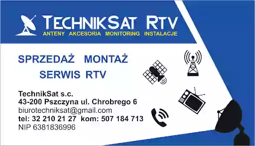 TECHNIKSAT Serwis-Sprzedaż-Montaż RTV, Anteny, Akcesoria RTV-Internet, Monitoring, Piloty, Punkt opłat,