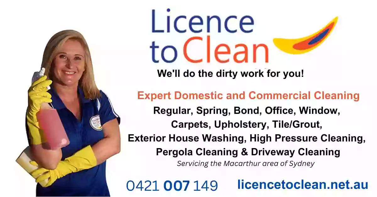 Licence to Clean