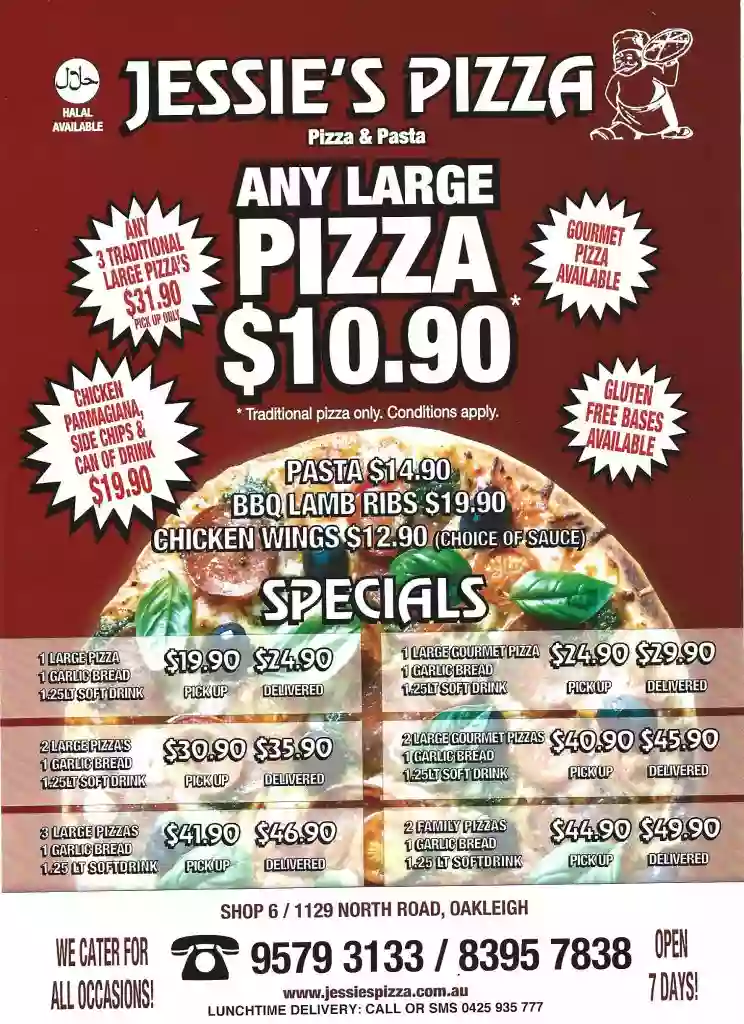 Jessies Pizza Oakleigh