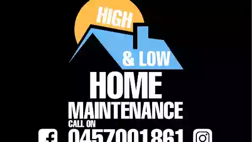 High and Low Home Maintenance