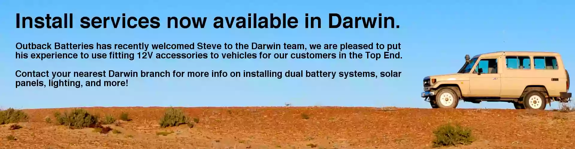 Outback Batteries Darwin