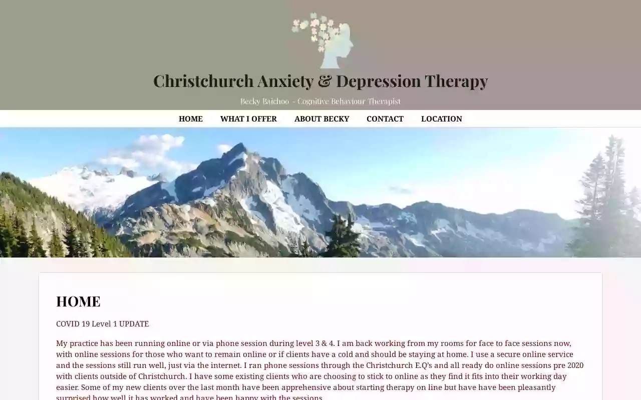 Christchurch Anxiety&Depression Therapy