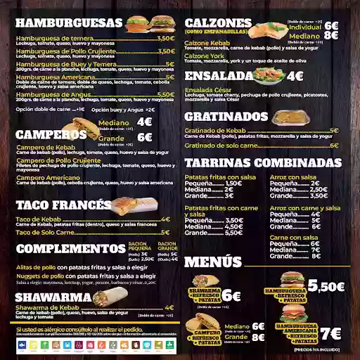 CAMPERO-PIZZA CENES DE LA VEGA | PIZZERIA HAMBURGUESERIA CENES