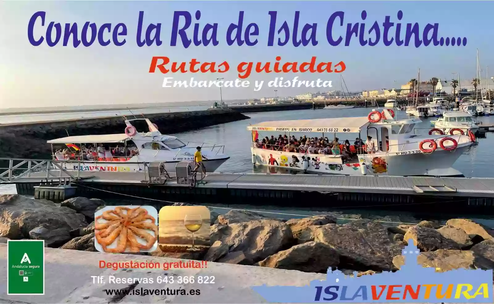 Excursiones en barco Isla Cristina