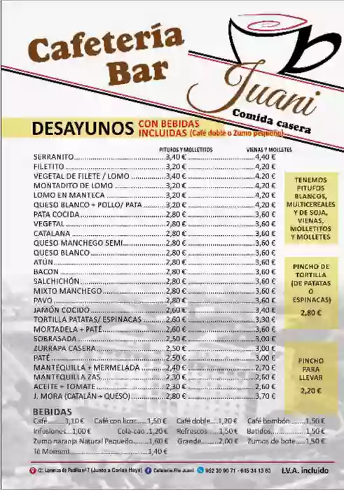 Cafetería Juani