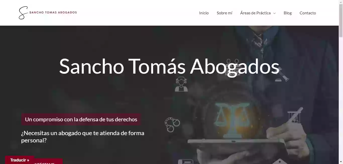 Sancho Tomás Abogados | Especializado en Derecho Penal, Civil y Jurisdicción de Menores