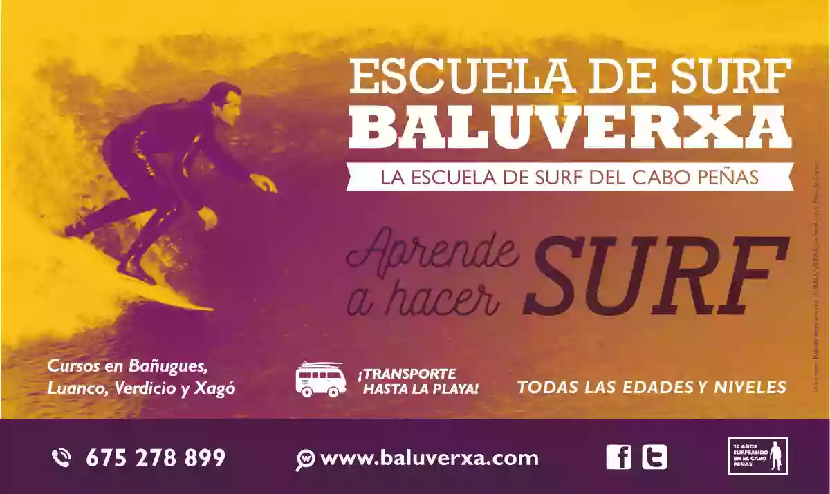 Baluverxa Escuela Surf Cabo Peñas