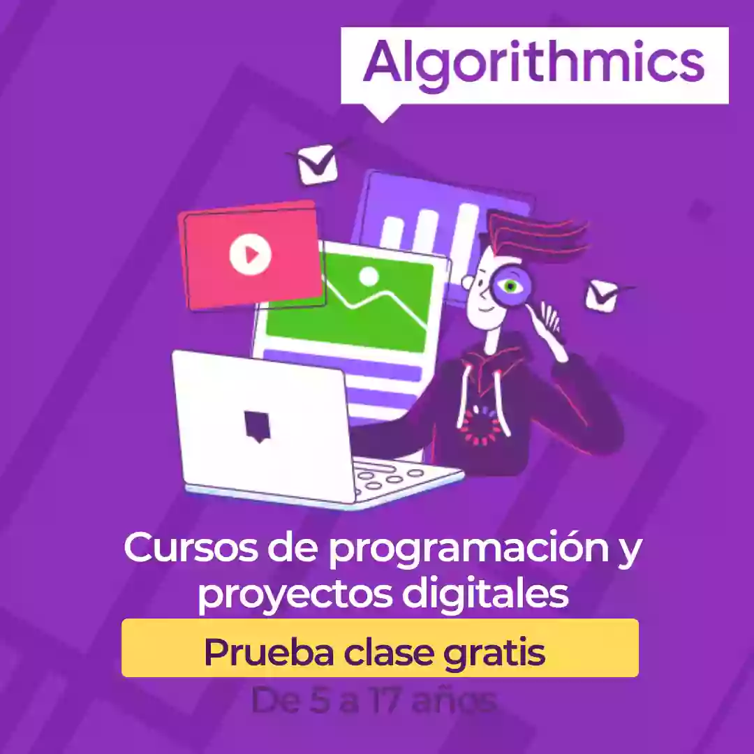 Algorithmics Gijón. Escuela de programación para niños/as y jóvenes de 5 a 18 años